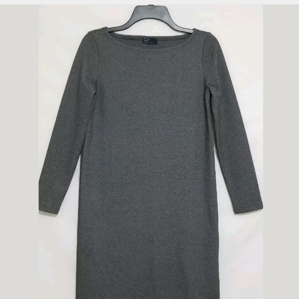 GAP Sweater Dress Gray Long Sleeve SZ xs